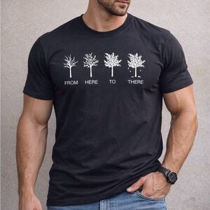 PacSun Black Tree Graphic Tee